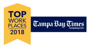 2018 Top Workplaces award badge